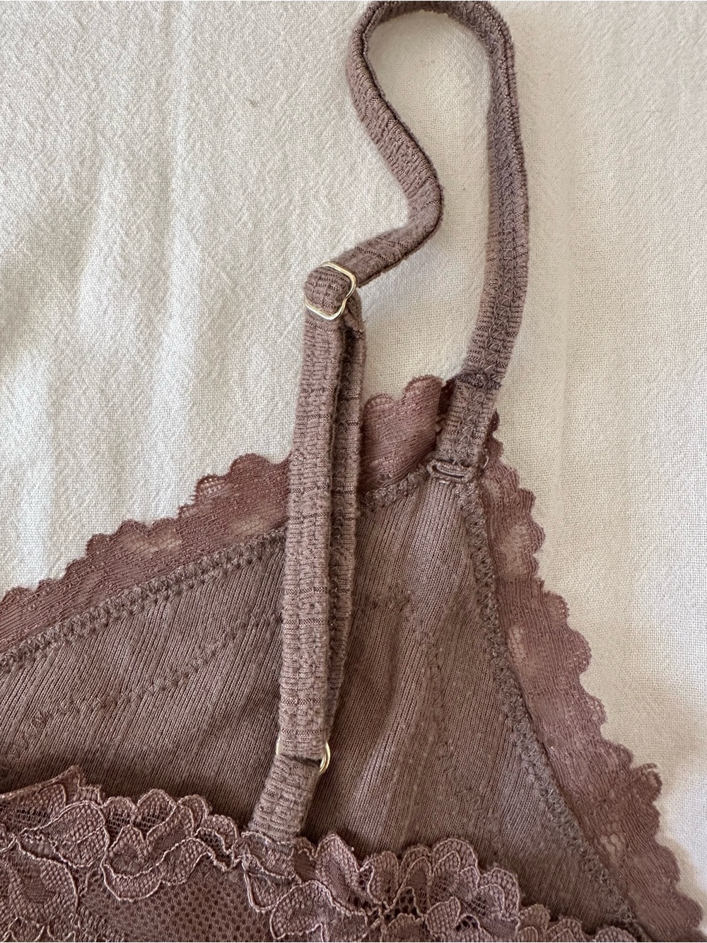 Abercrombie Lace and Pointelle Cami & Shorts Set, size M - Picture 6 of 9